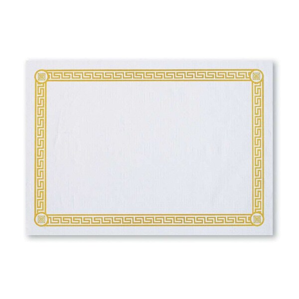 Smith Lee Smith Lee 10x14 Gold Greek Key Economy Line Paper Placemates, PK1000 PP37640 - main